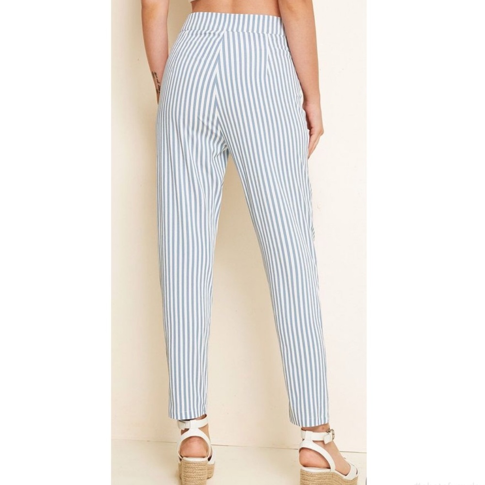 Skinny Striped Pants